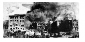 The 1905 Abbott fire was the final straw for neighbors tired of fires and fumes from Abbott Labs.