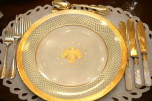 President George W Bush formal china set.